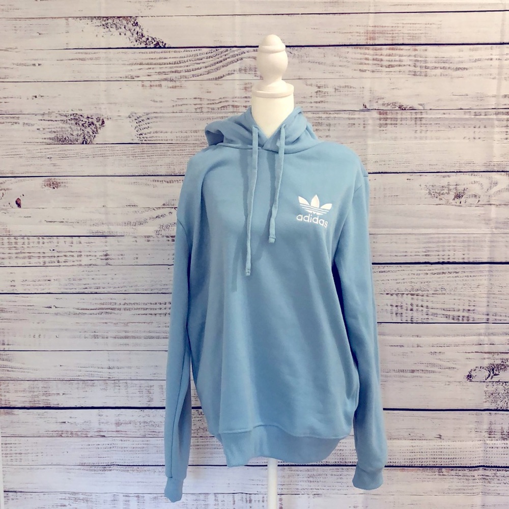 Adidas blue hoodie/sweatshirt new no tags